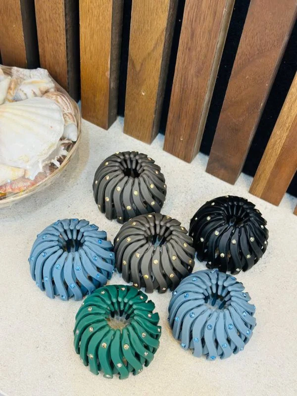 چنگکی شمعی نگین دار