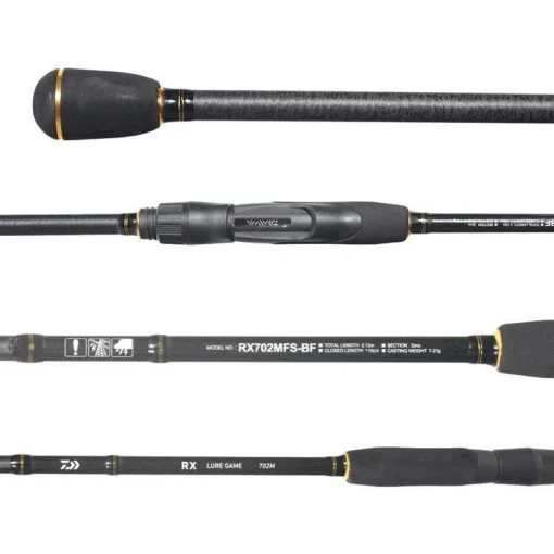 چوب ماهیگیری 2 تکه ‌دایوا آر ایکس لورگیم DAIWA RX LURE GAME BF 