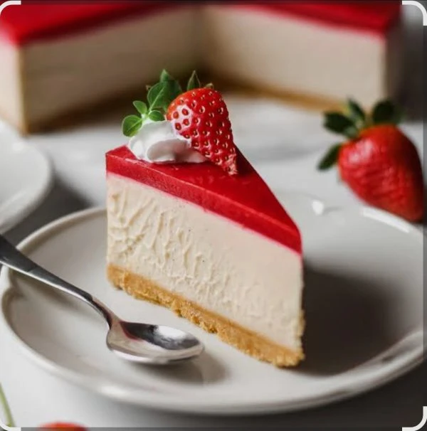 چیز کیک توت فرنگی