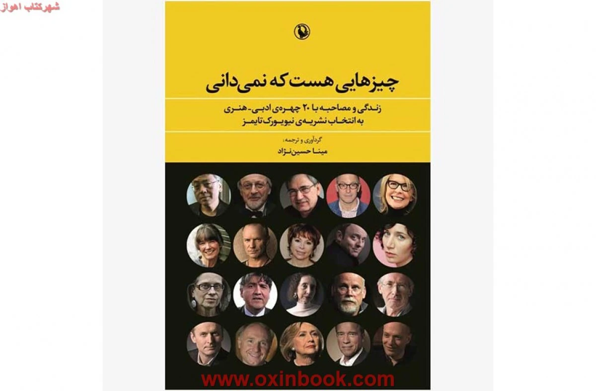 چیزهایی هست که نمی دانی ( زندگی و مصاحبه با 20 چهره ی ادبی هنری ) / مینا حسین نژاد / نشر مروارید