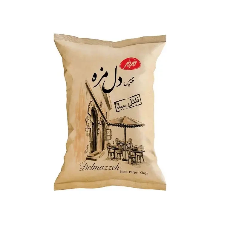 چیپس دل مزه فلفلی مزمز 90 گرم