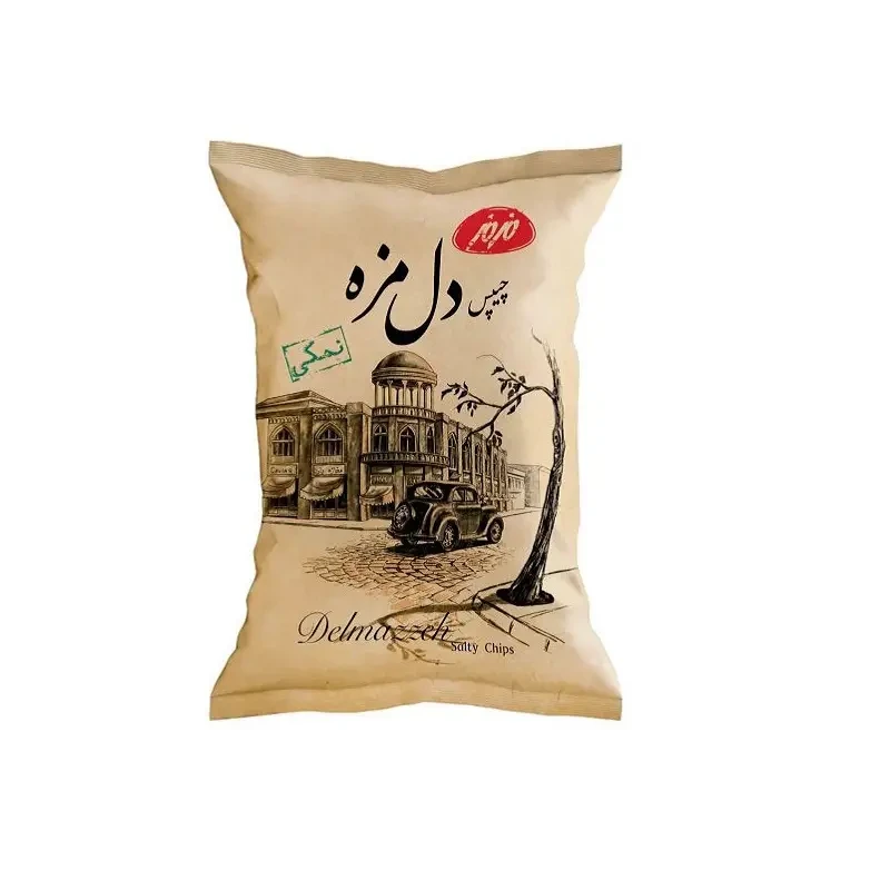 چیپس دل مزه نمکی مزمز 90 گرم