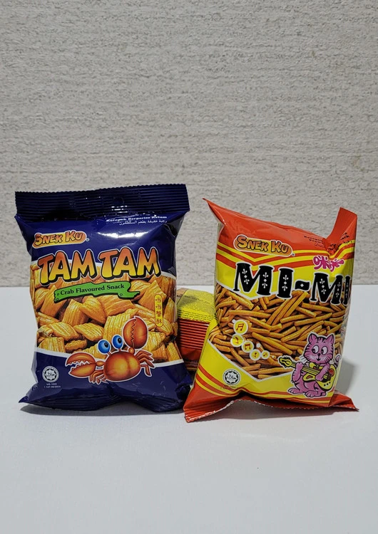 چیپس میگو و خرچنگ تام تام وزن 30 گرم