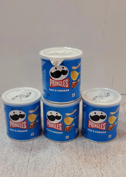 چیپس پرینگلز 40 گرمی — طعم سرکه‌نمکی (Pringles Salt & Vinegar)