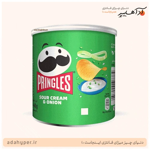چیپس پرینگلز مینی 40 گرمی با طعم پیاز و جعفری