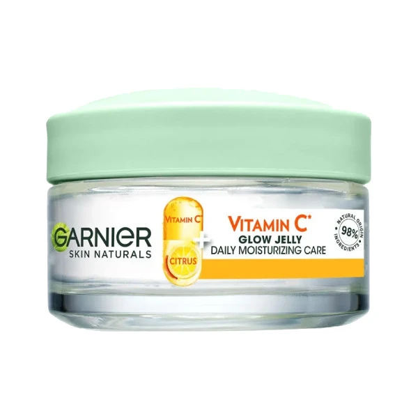 ژل آبرسان و روشن‌کننده ویتامین سی گارنیه (Garnier) مدل Glow Jelly - حجم ۵۰ میلی‌لیتر ‌