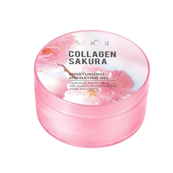 ژل آبرسان و مرطوب‌کننده سادور Collagen Sakura حجم 300 میل