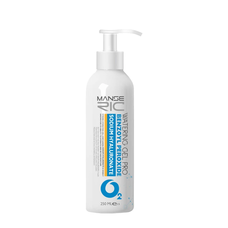 ژل آبرسان پوست چرب مانسریک 250 میلی لیتریManseRic Benzoyl Peroxide Watering Oily Skin