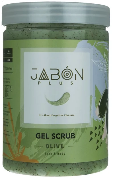 ژل اسکراب لایه بردار ژبن پلاس زیتون 350 گرم