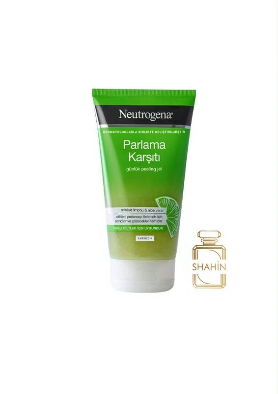 ژل اسکراب نوتروژینا حاوی عصاره لیمو و آلوئه ورا اصل NEUTROGENA GUNLUK PEELING JEL 150ML
