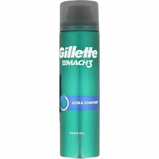 ژل اصلاح ژیلت مدل Mach3 Extra Comfort حجم 200 میلی لیتر - Gillette Mach3 Extra Comfort Shave Gel 200ml ‌