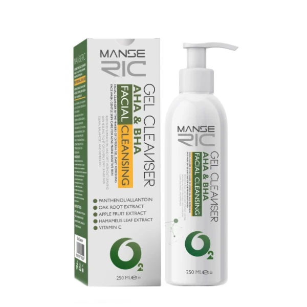 ژل تخصصی آبرسان و قابض منافذ مانسریک 250 میلی لیترMansrik open pore gel