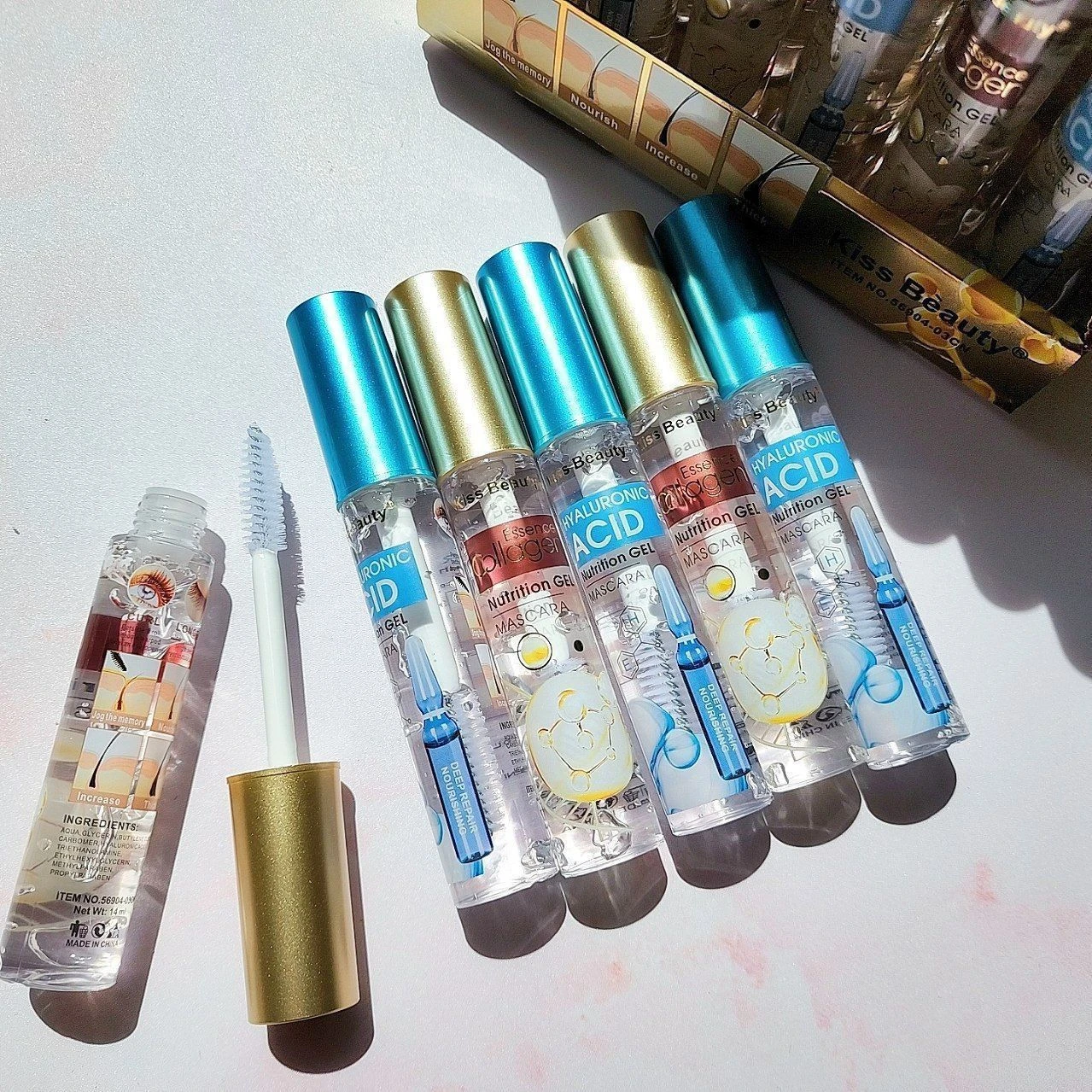 ژل تقویت مژه و ابرو از برند kiss beauty