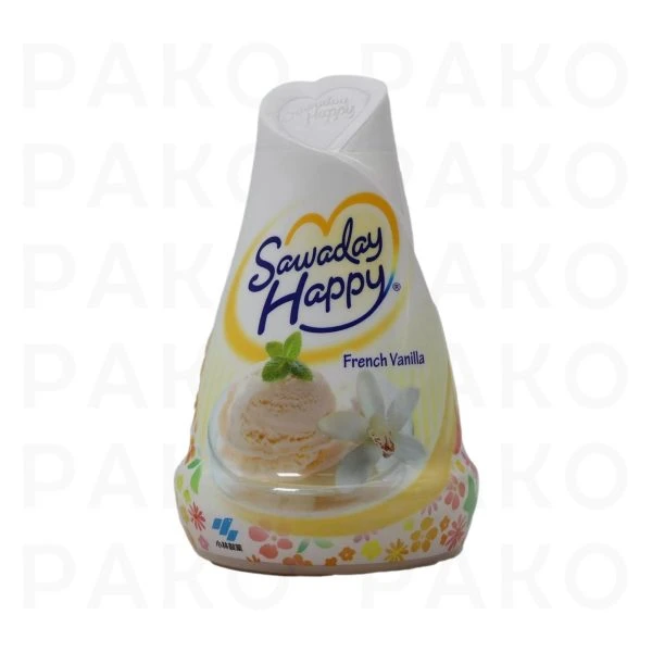 ژل خوشبوکننده هوا کوبایاشی سری هپی ساوادی مدل French Vanilla