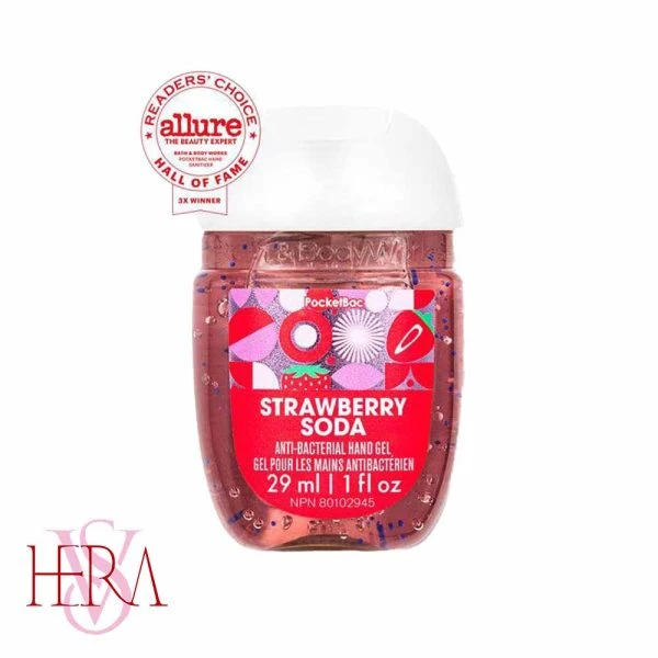 ژل دست strawberry soda برند بث اند بادی ورکز