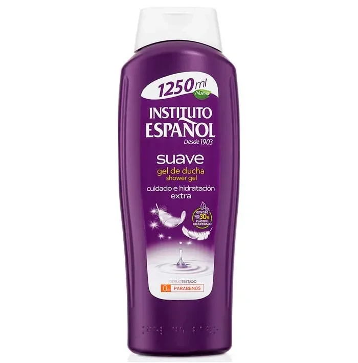 ژل دوش اسپانول Instituto Espanol مدل Suave حجم 1250 میل اصل و اورجینال