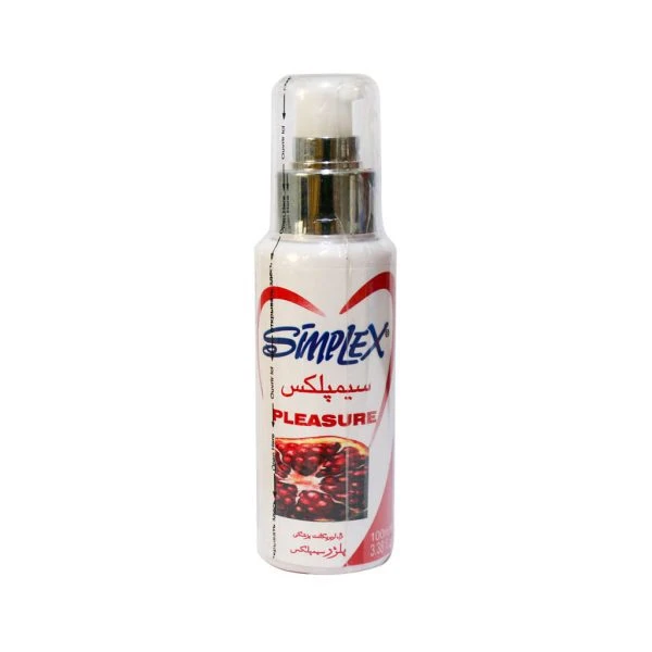 ژل روان کننده سیمپلکس مدل pleasure حجم 100 میلی لیتر