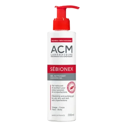 ژل شستشو سبیونکس ای سی ام ACM Sebionex | پوست مستعد آکنه نوجوانان