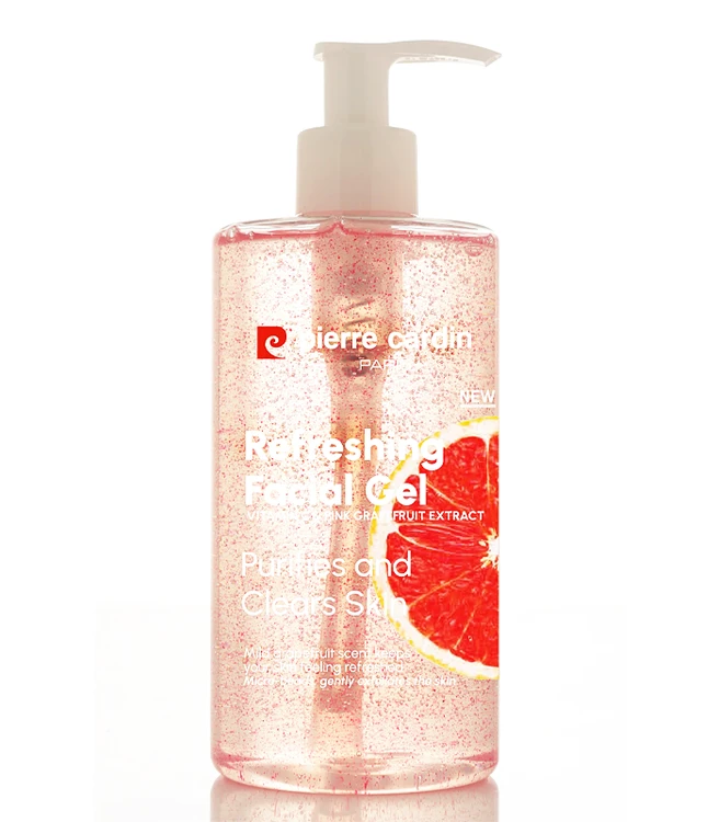 ژل شستشو صورت طراوت بخش و ویتامین سی پیرکاردین Pierre Cardin مدل Refreshing حجم 350 میلی لیتر