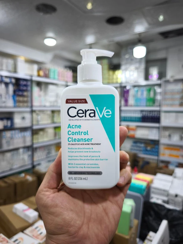 ژل شستشو ضد جوش و آکنه سراوی CeraVe مدل Acne Control حجم 237 میل