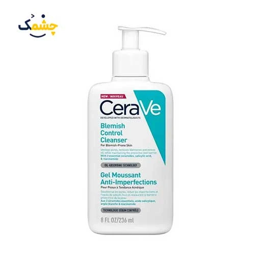 ژل شستشو ضد لک و ضد جوش سراوی Cerave بلمیش کنترل Blemish Control