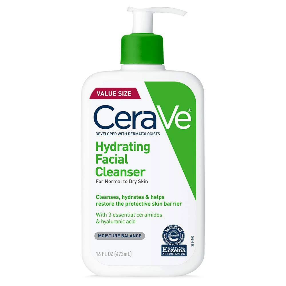 ژل شستشو و آبرسان قوی سراوی Cerave مخصوص پوست نرمال و خشک، بدون عطر اورجینال