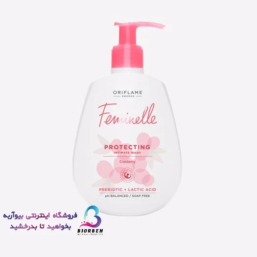 ژل شستشوی بانوان فمینله با عصاره کرنبری اوریفلیم FEMINELLE Oriflame کد محصول 34498