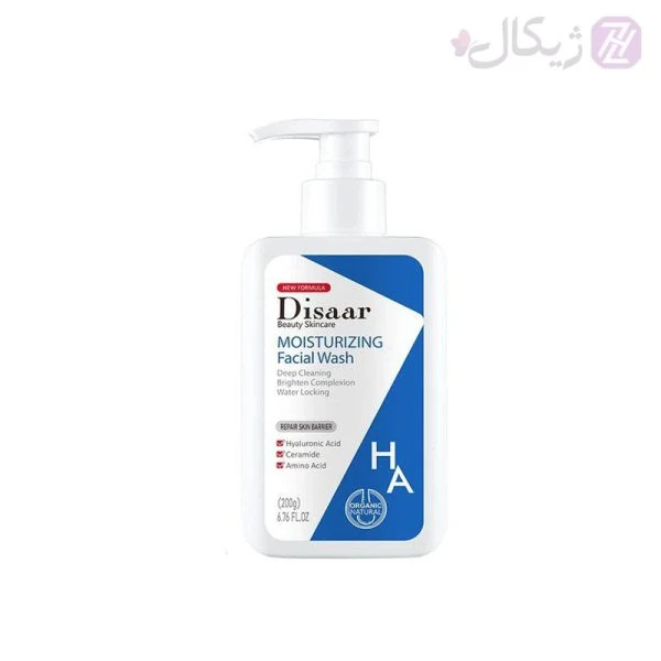 ژل شستشوی سفیدکننده هیالورونیک اسید دیسار Disaar حجم 200 میلی لیتر