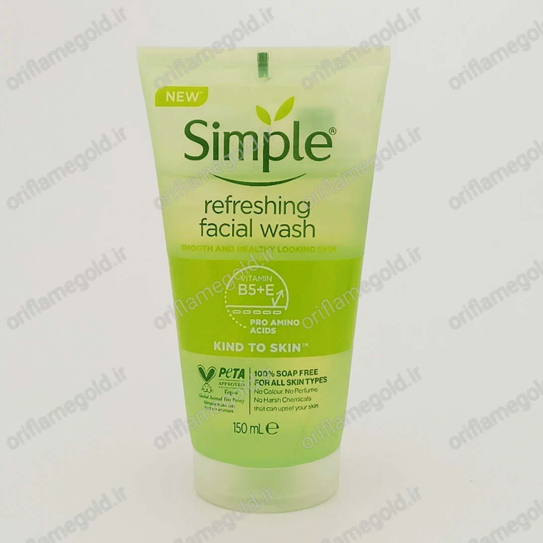 ژل شستشوی شاداب کننده صورت Refreshing سیمپل جدید