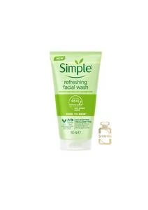 ژل شستشوی شاداب کننده پوست مختلط سیمپل اصل Simple Refreshing Facial Wash 150ML