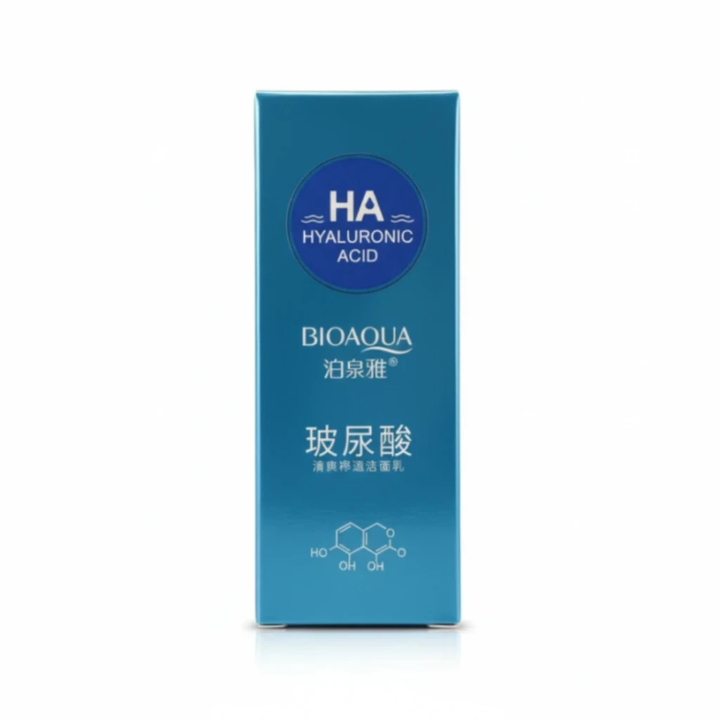 ژل شستشوی صورت BIOAQUA حاوی هیالورونیک اسید،برای پاکسازی ملایم پوست  100 گرمی