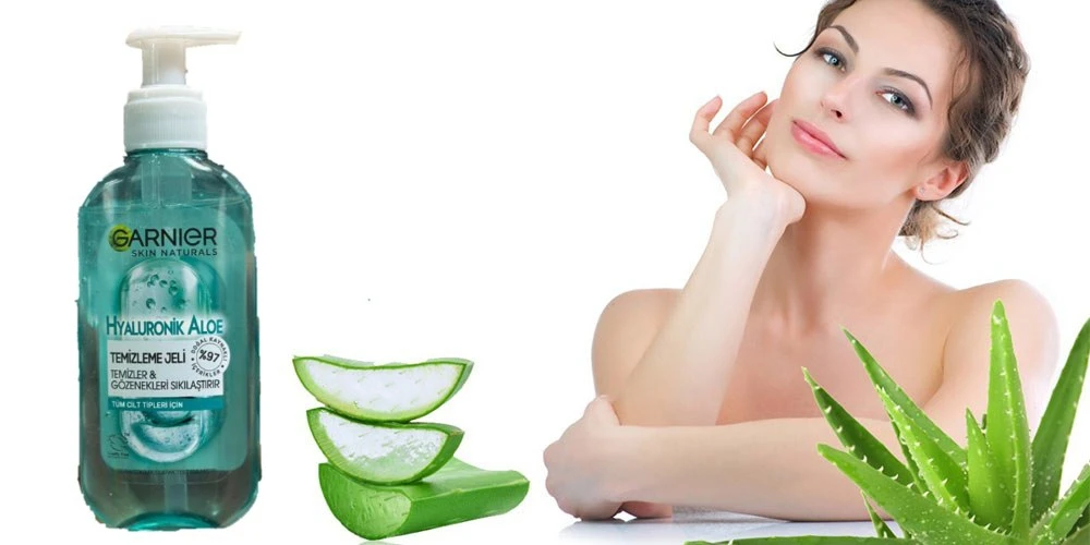 ژل شستشوی صورت آلوئه ورا و هیالورونیک اسید گارنیر مناسب انواع پوست
