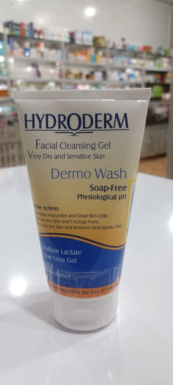 ژل شستشوی صورت برای پوست خیلی خشک و حساس hydroderm