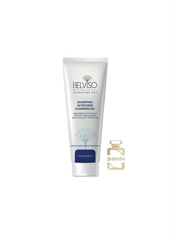 ژل شستشوی صورت بلویسو مخصوص پوست چرب و مستعد آکنه Belviso Cleansing Gel Oily And Acne Skin