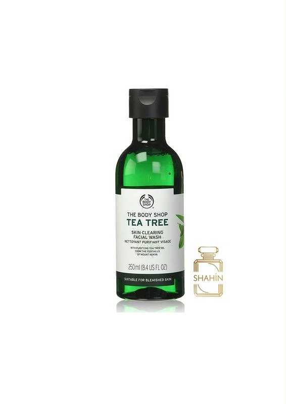 ژل شستشوی صورت تی تری بادی شاپ پوست لک دار اصل 250 میل Body Shop Tea Tree Gel Wash