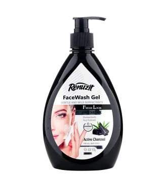 ژل شستشوی صورت رینوزیت حاوی کربن فعال(حجم 500ml)