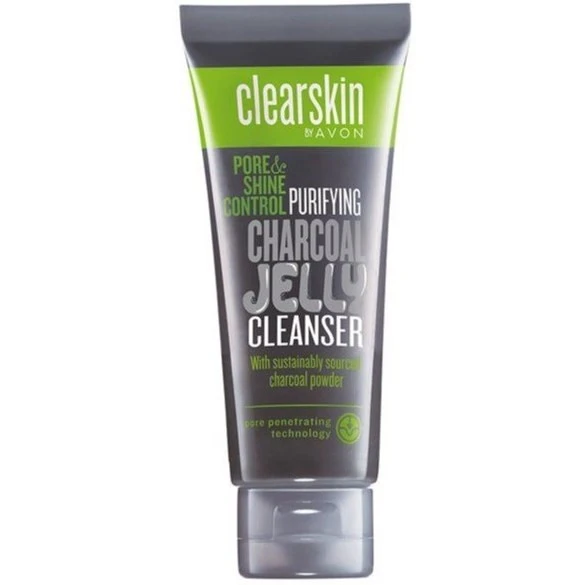 ژل شستشوی صورت زغالی آون Avon سری Clearskin مدل Cleanser