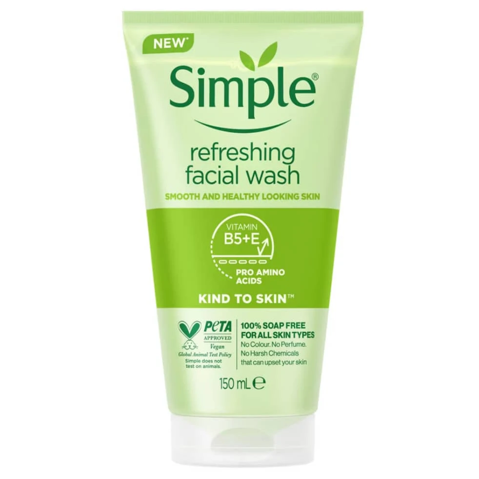 ژل شستشوی صورت سیمپل Refreshing facial wash