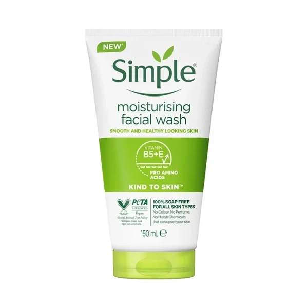 ژل شستشوی صورت سیمپل مدل Moisturising