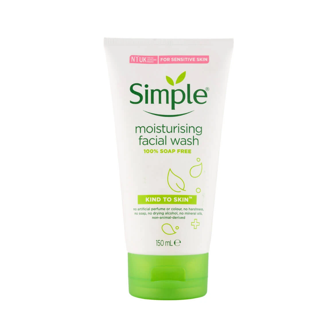 ژل شستشوی صورت سیمپل مدل Moisturizing حجم 150 میلی لیتر