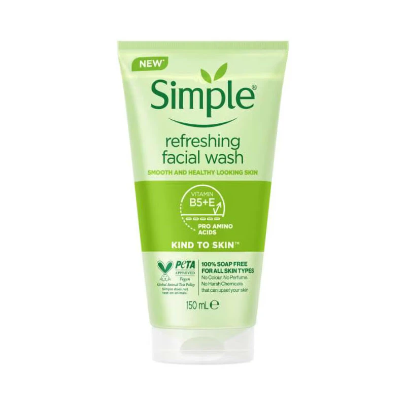 ژل شستشوی صورت سیمپل مدل Refreshing Facial Wash