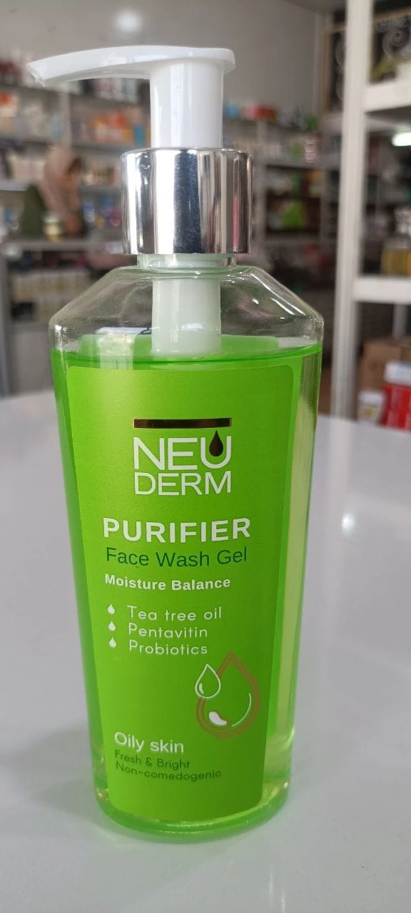 ژل شستشوی صورت نئودرم مدل Purifier — مخصوص پوست چرب neuderm