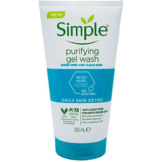 ژل شستشوی صورت پیورفایینگ (Purifying) پوست چرب سیمپل حجم 150 میل