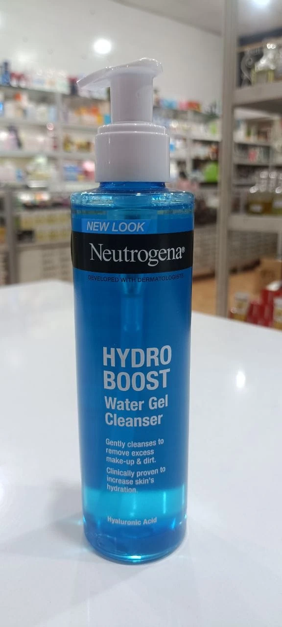 ژل شستشوی نیتروژینا neutrogena Hydro Boost. پاک‌کننده و مرطوب‌کننده با هیالورونیک اسید.