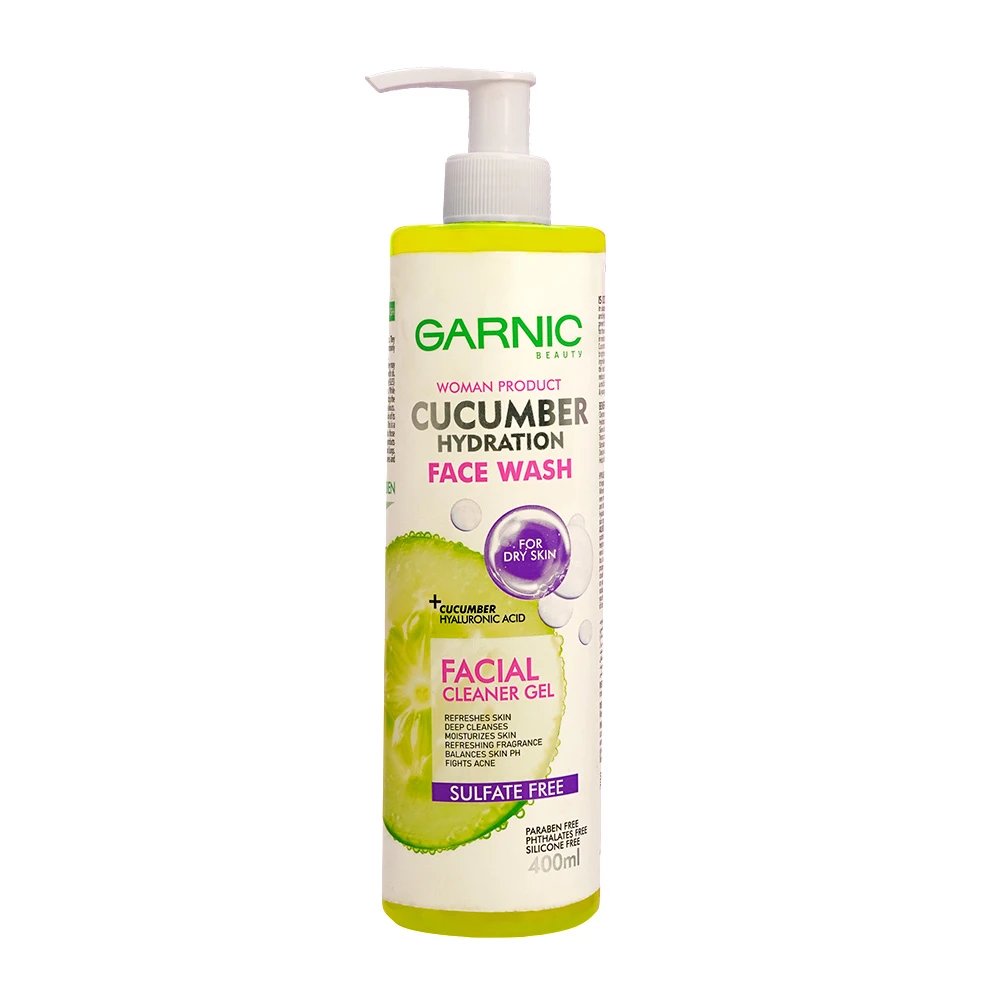 ژل شستشوی پوست خشک رایحه خیار گارنیک-2