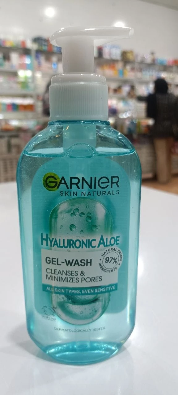 ژل شستشوی گارنیر garnier. آبرسان با هیالورونیک اسید — مناسب انواع پوست (حتی حساس)