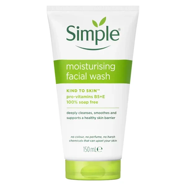 ژل شوینده صورت مدل Moisturizing سیمپل