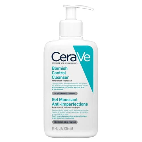 ژل شوینده ضد لک و ضد جوش سراوی (CeraVe Blemish Control Cleanser) 236 میل