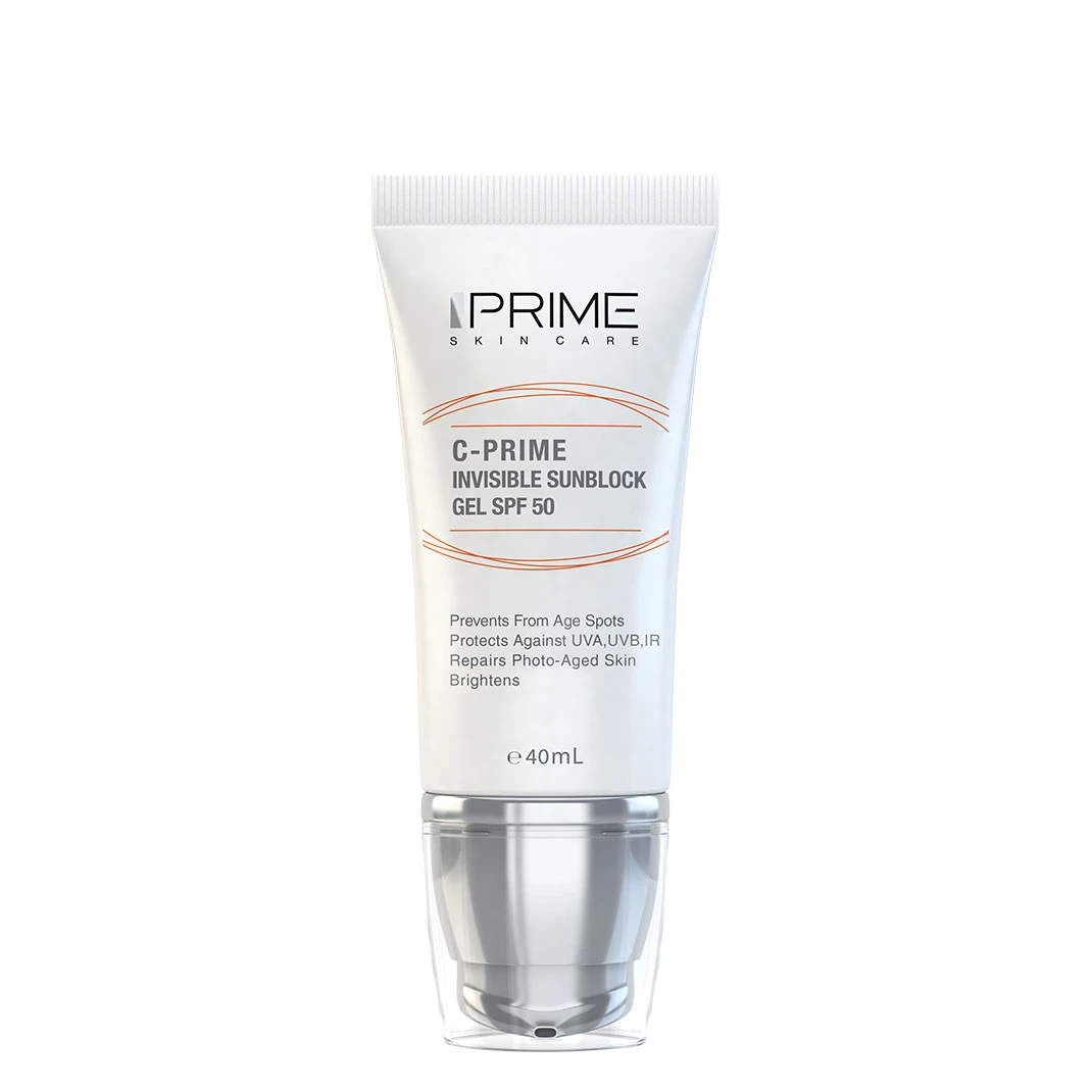 ژل ضد آفتاب حاوی ویتامین سی پرایم با SPF 50 حجم 40 میل