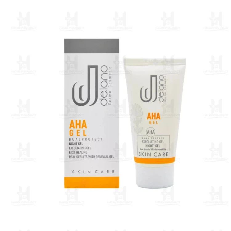 ژل لایه بردار حاوی آ اچ آ 15% دلانو 50 میلی لیتر Delano AHA 15% Gel 50ml